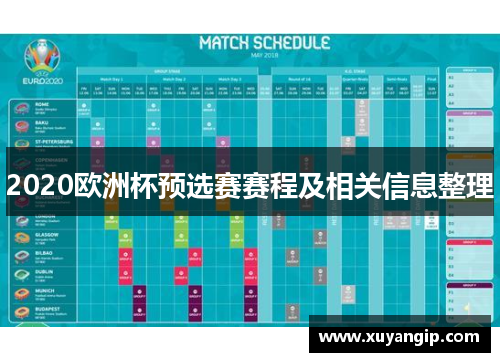 2020欧洲杯预选赛赛程及相关信息整理